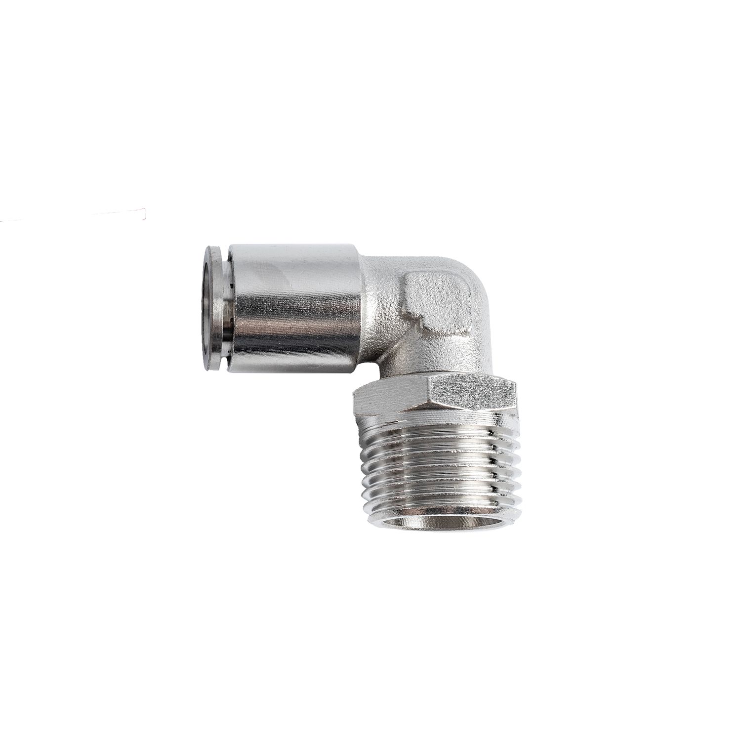 Metal Pu Fitting Elbow 12mm 1/2' M